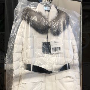 Moose Knuckles coat with fur and hoodie.